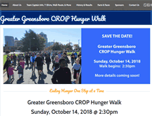 Tablet Screenshot of greatergreensborocropwalk.org